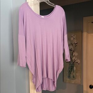 Honeyme Lilac Long Sleeve Women's Top